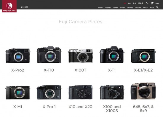 Really Right Stuff X-Pro 2 Camera Plates - Fuji Addict