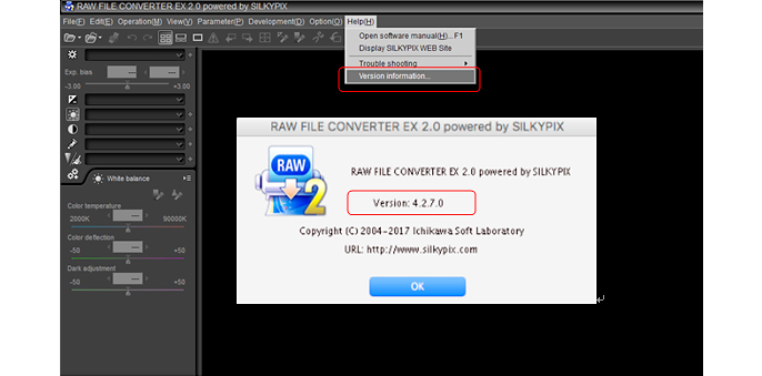 raw file converter ex silkypix