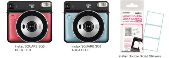 Fujifilm Instax Square SQ6 Aqua Blue