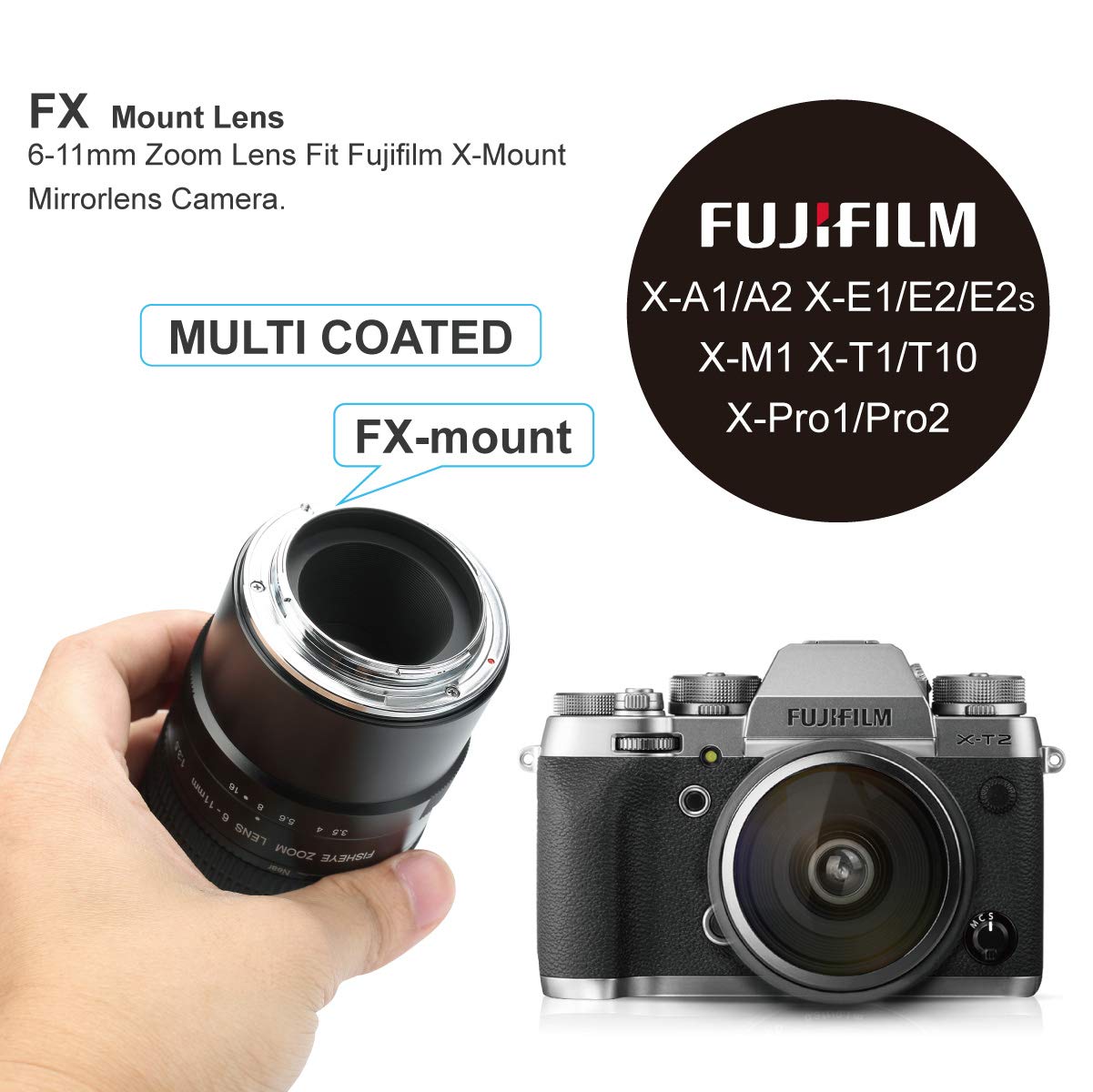 Meike 6-11mm F/3.5 Wide Angle APS-C Manual Focus Fisheye Zoom Lens