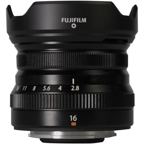 Fujinon XF16mm F2.8 R Weather Resistant Lens Silver 