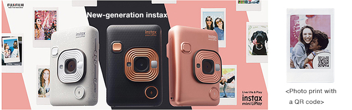 Capture Life's Moments with the Fujifilm Instax Mini LiPlay Camera in Blush  Gold - Instant Memories!