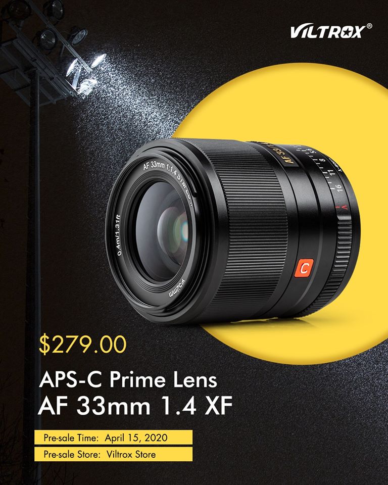 Viltrox 33mm f/1.4 Coming April 15th for $279 - Fuji Addict