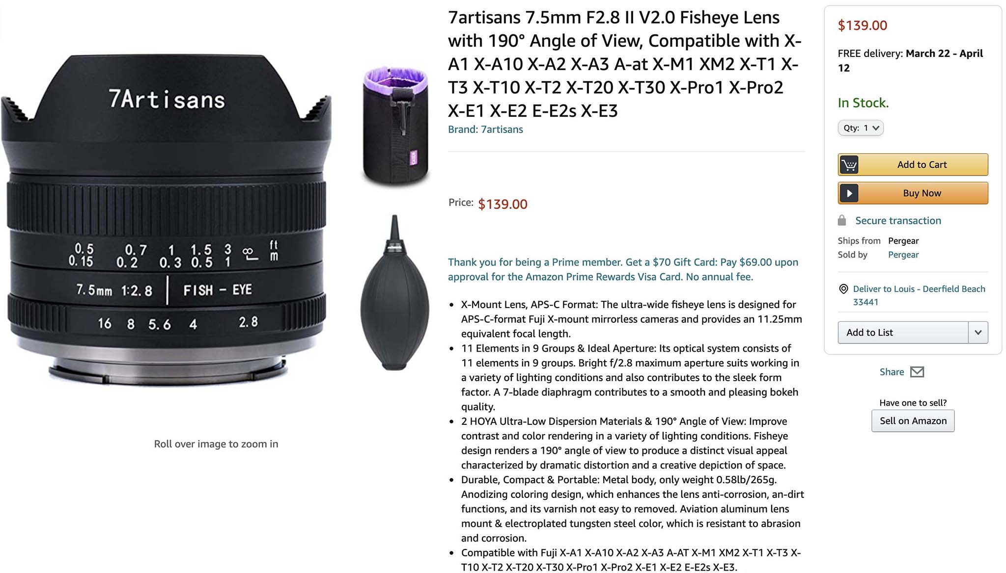 7Artisans 7.5mm f/2.8 II Fisheye Now Available - Fuji Addict