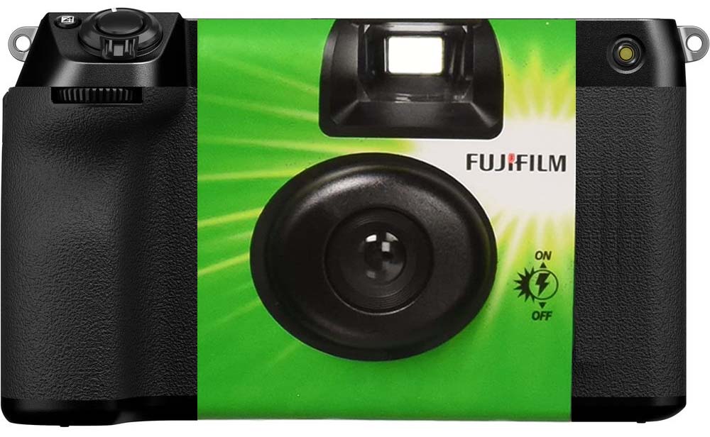 Fujifilm 35mm Film Disposable Camera (Green-Black)