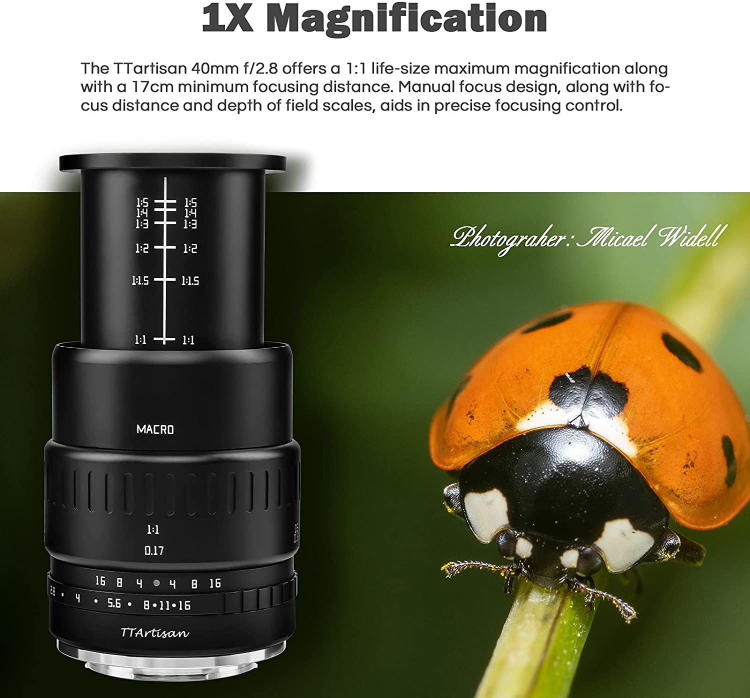 Obiettivo Per Nikon Obiettivo TTARTISAN 40mm F2 Per Nikon Z - Autofocus Compatto Full Frame Obiettivo F2