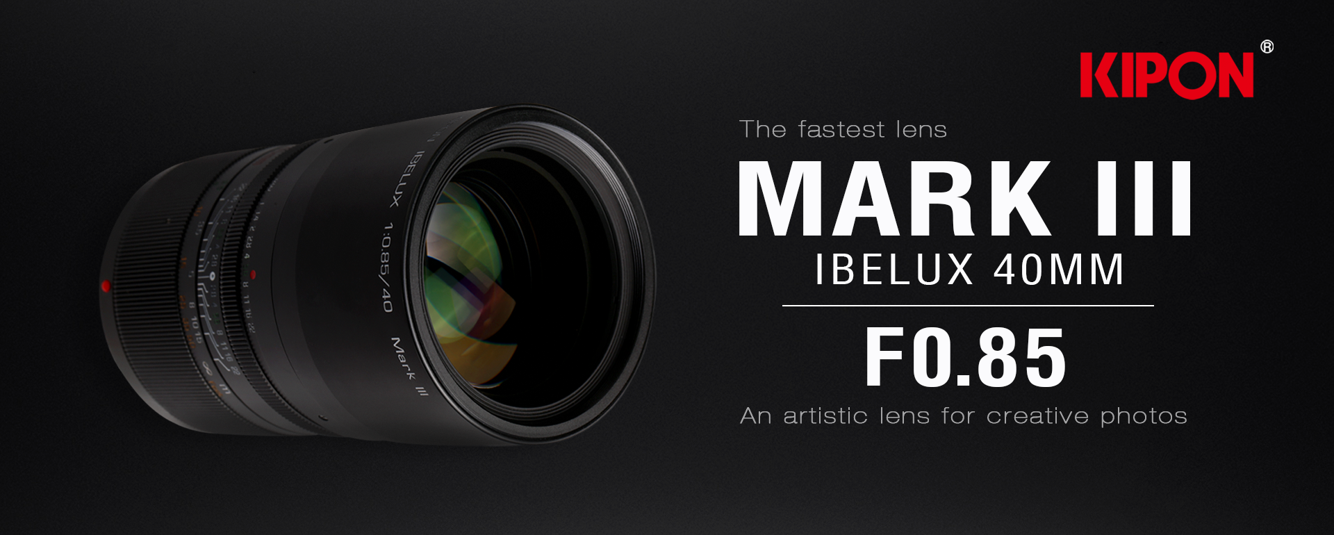 KIPON IBELUX 40mm f/0.85 Mark III Coming Soon - Fuji Addict