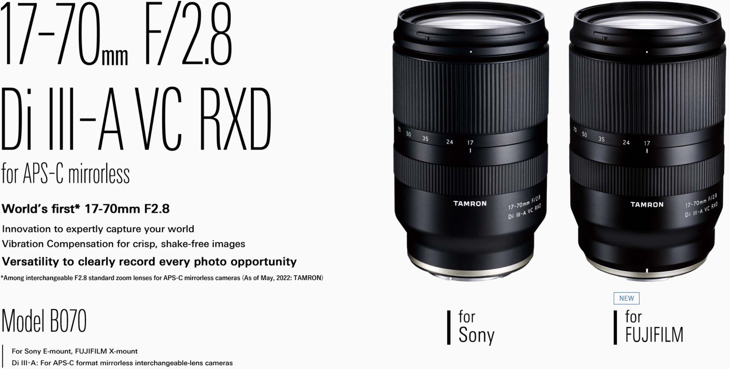 Tamron 17-70mm f/2.8 Di III-A VC RXD Lens Review - Sony E Mount
