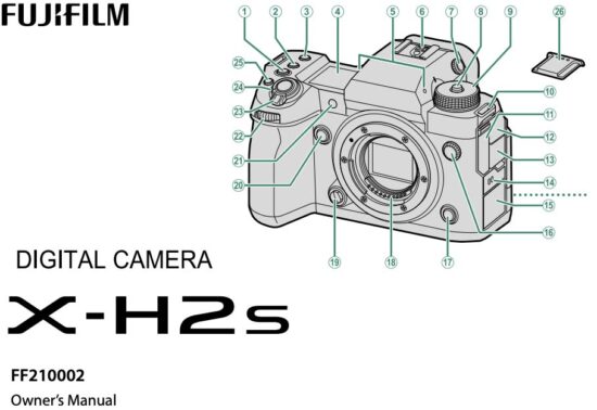 Fujifilm X-H2S Manual Released - Fuji Addict