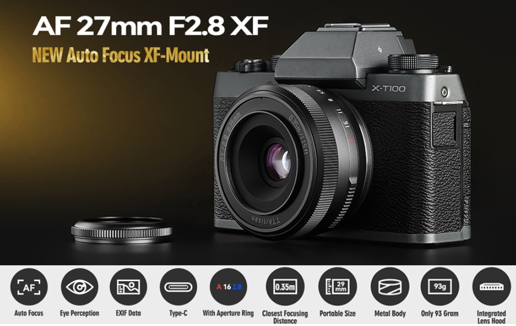 TTartisan 27mm f/2.8 Announced - Fuji Addict