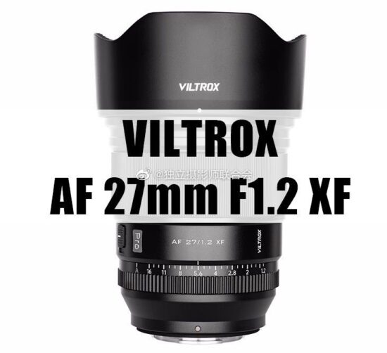 Viltrox-AF-27mm-f1.2-XF-lens-