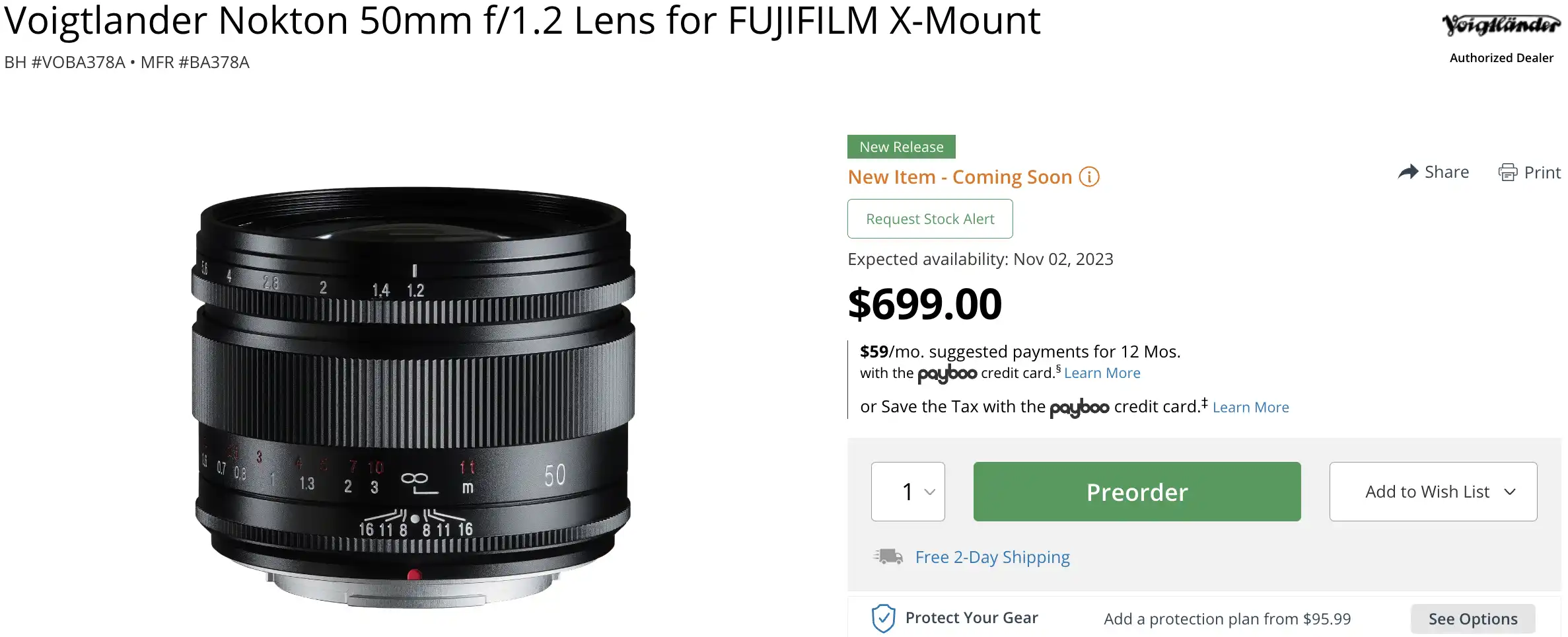 Voigtlander NOKTON 50mm f/1.2 Now Available For Preorder - Fuji Addict