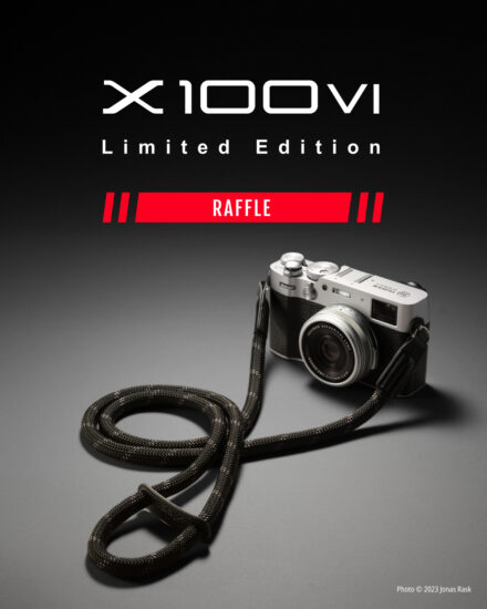 Fujifilm X100VI Limited Edition Raffle Announced in US Due to 