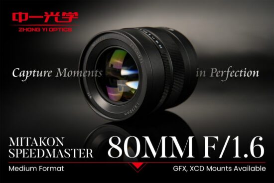 ZhongyI Mitakon Speedmaster 80mm f/1.6 For GFX - Fuji Addict