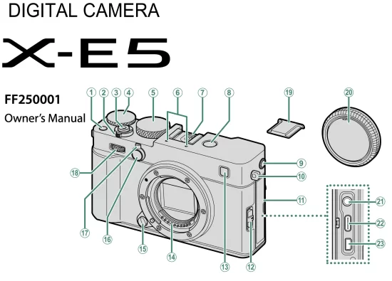 Fujifilm X-E5 User Manual Now Available and Camera In Stock - Fuji